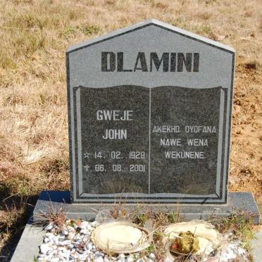 DLAMINI Gweje John 1928-2001