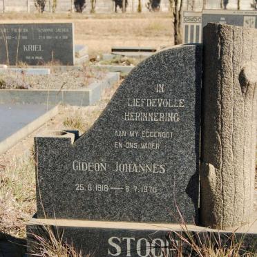 STOOP Gideon Johannes 1918-1970