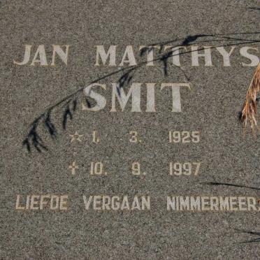 SMIT Jan Matthys 1925-1997