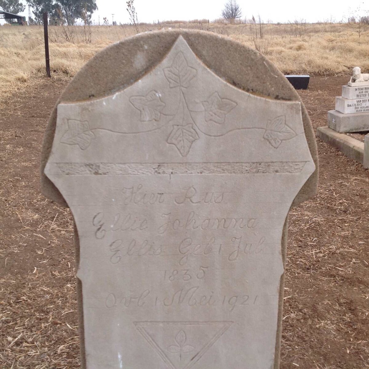 ELLIS Ellie Johanna 1835-1921