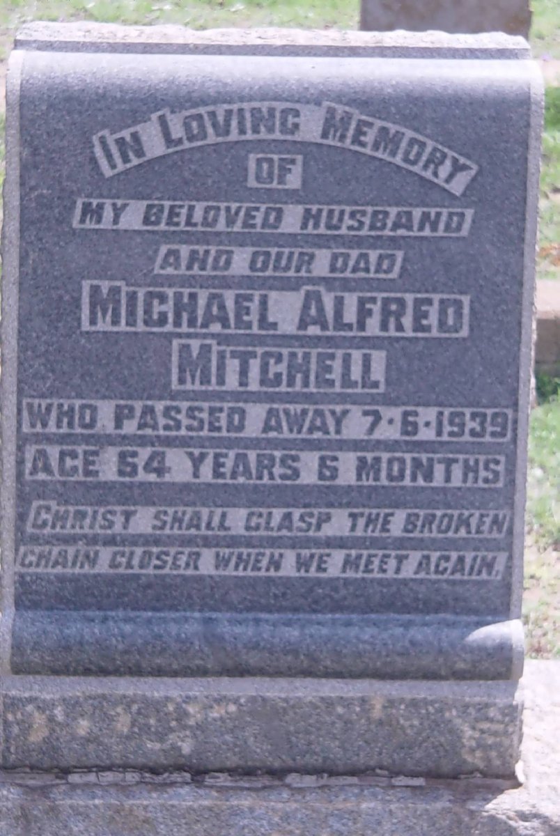 MITCHELL Michael Alfred -1939