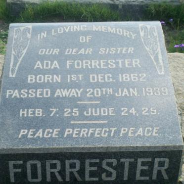 FORRESTER Ada 1862-1939