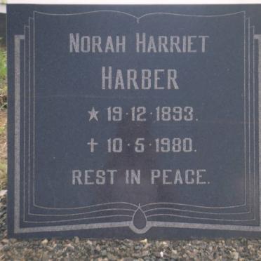 HARBER Norah Harriet 1893-1980