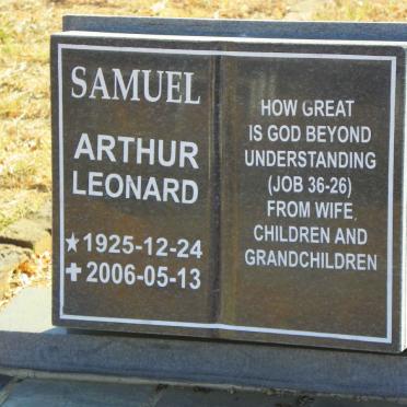 SAMUEL Arthur Leonard 1925-2006