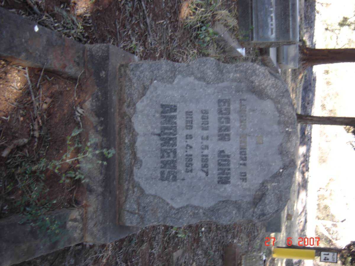 ANDREWS Edgar John 1887-1953