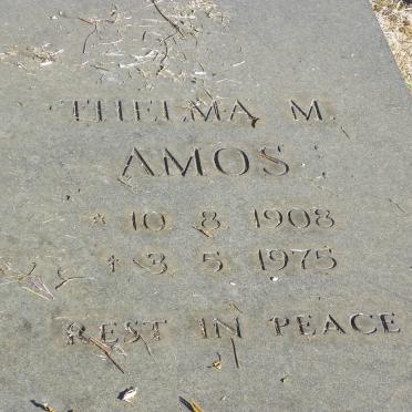AMOS Thelma M. 1908-1975