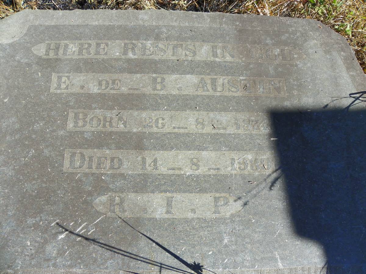 AUSTIN E., de B. 1874-1939