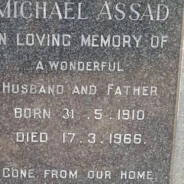 ASSAD Michael 1910-1966