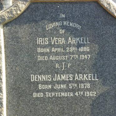 ARKELL Dennis James 1878-1962 &amp; Iris Vera 1886-1947