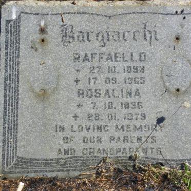 BARGIACCHI Raffaello 1893-1965 &amp; Rosalina 1896-1979