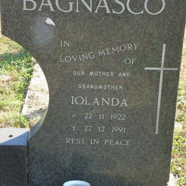 BAGNASCO Iolanda 1922-1991
