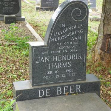 BEER Jan Hendrik Harms, de 1906-1973