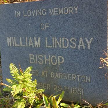 BISHOP William Lindsay -1951