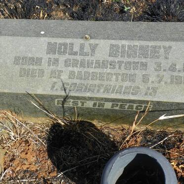 BINNEY Molly 1910-1952
