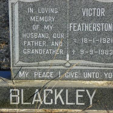 BLACKLEY Victor Featherstone 1921-1983