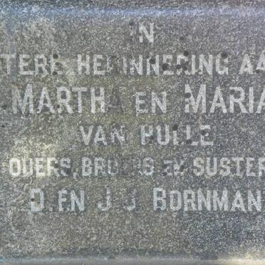 BORNMAN Martha :: BORNMAN Maria