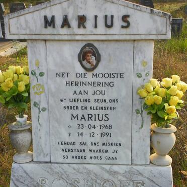 BOSHOFF Marius 1968-1991