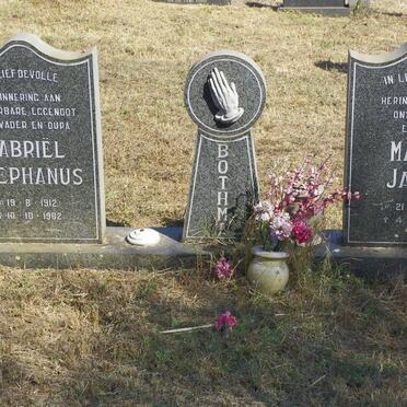 BOTHMA Gabriel Stephanus 1912-1982 &amp; Maria Jacoba 1921-1995