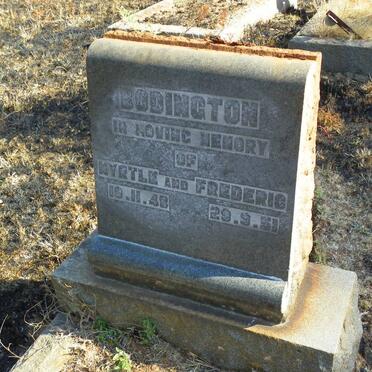 BODINGTON Myrtle -1948 :: BODINGTON Frederic -1951