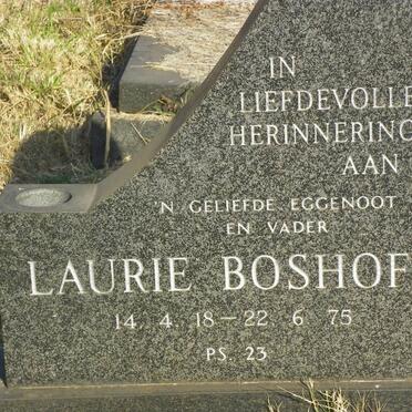 BOSHOFF Laurie 1918-1975