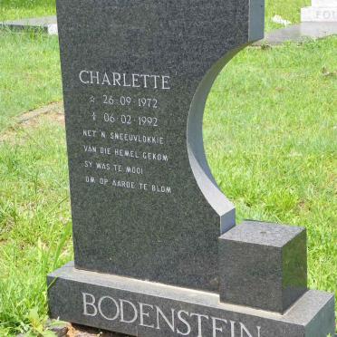 BODENSTEIN Charlette 1972-1992