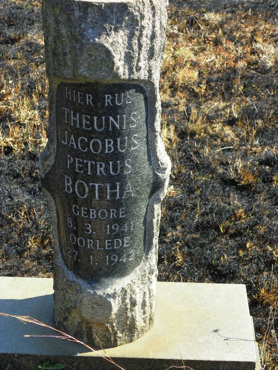 BOTHA Theunis Jacobus Petrus 1941-1942