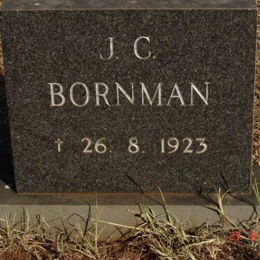 BORNMAN J.C. -1923