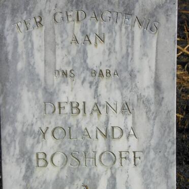 BOSHOFF Debiana Yolanda -1983