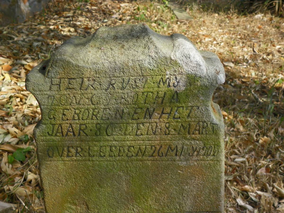 BOTHA C.J. 1880-190?