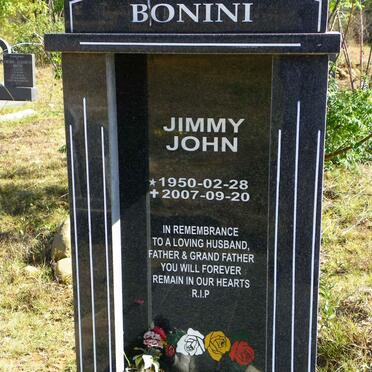 BONINI Jimmy John 1950-2007
