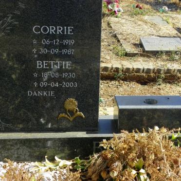 BRONKHORST Corrie 1919-1987 &amp; Bettie 1930-2003