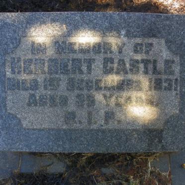 CASTLE Herbert -1931