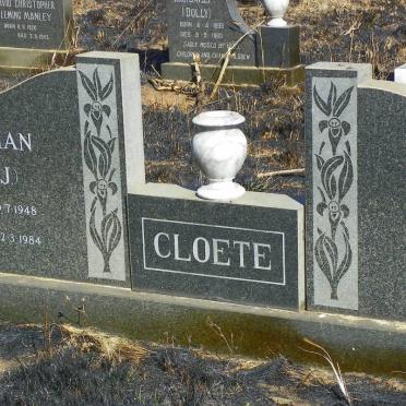 CLOETE S.J. 1948-1984 &amp; S.E. 1948-1984