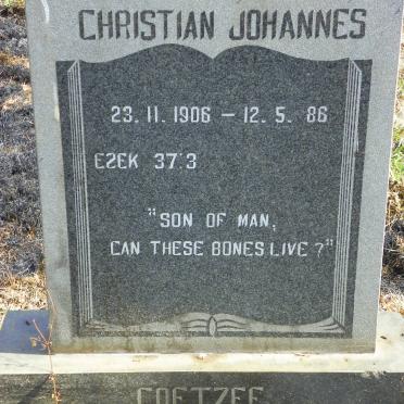 COETZEE Christian Johannes 1906-1986