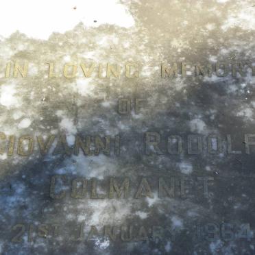 COLMANET Giovanni Rodolfo -1964