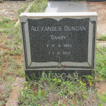 DUNCAN Alexander 1887-1972