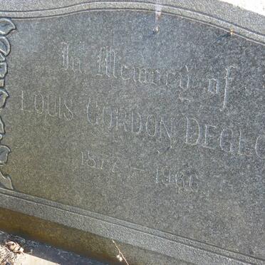 DEGLON Louis Gordon 1877-1966