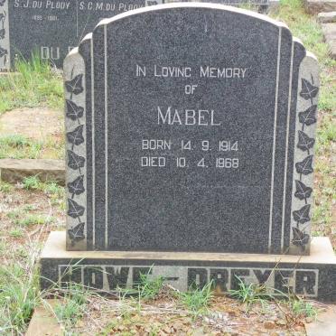 DREYER Mabel, HOWE 1914-1968