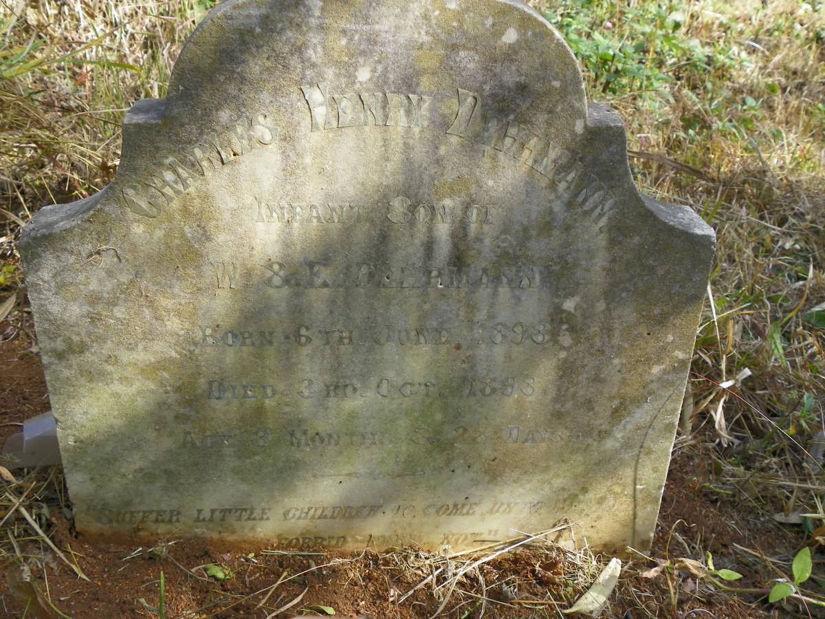 DEHRMANN Charles Henry 1898-1898