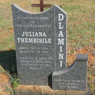 DLAMINI Juliana Thembisile 1934-2005