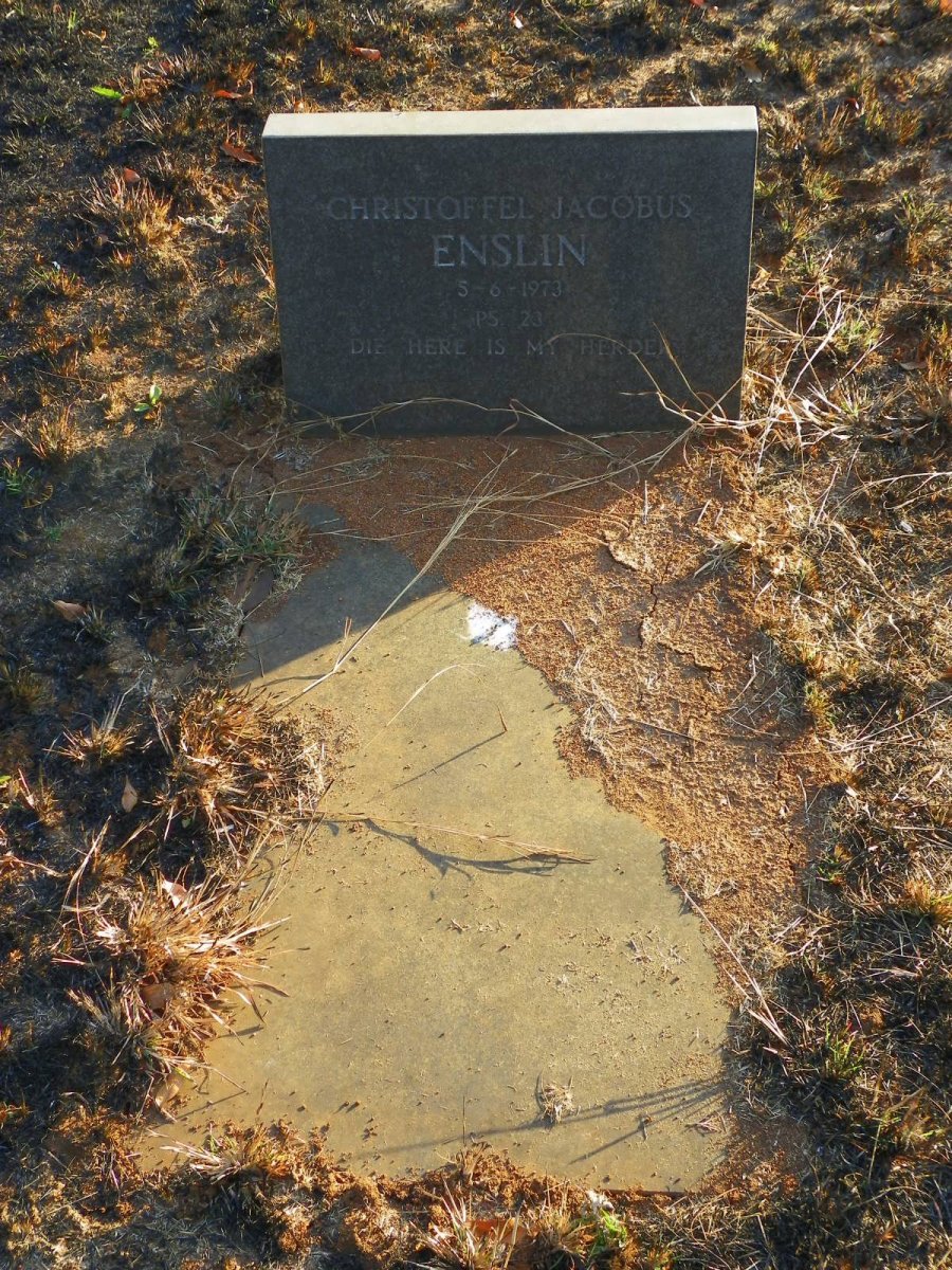 ENSLIN Christoffel Jacobus -1973