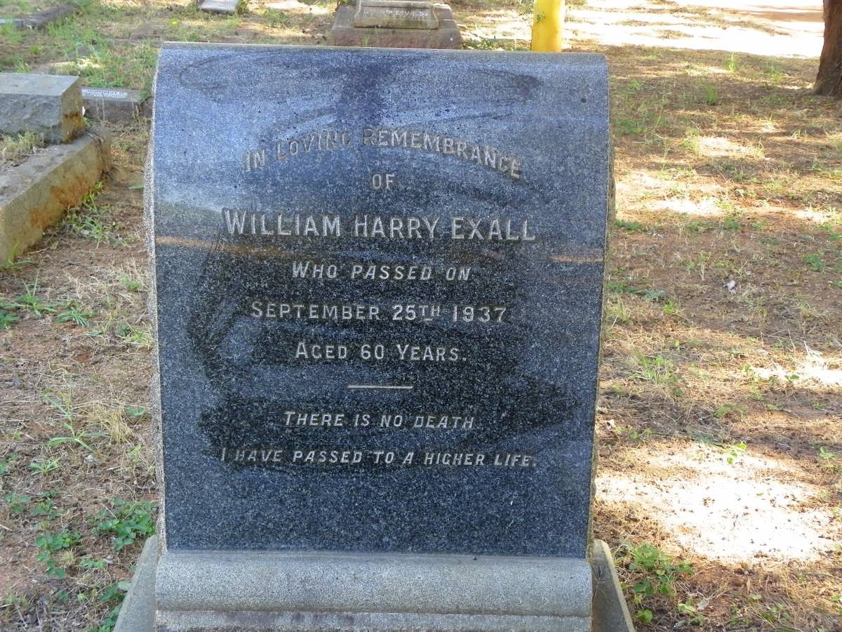 EXALL William Harry -1937