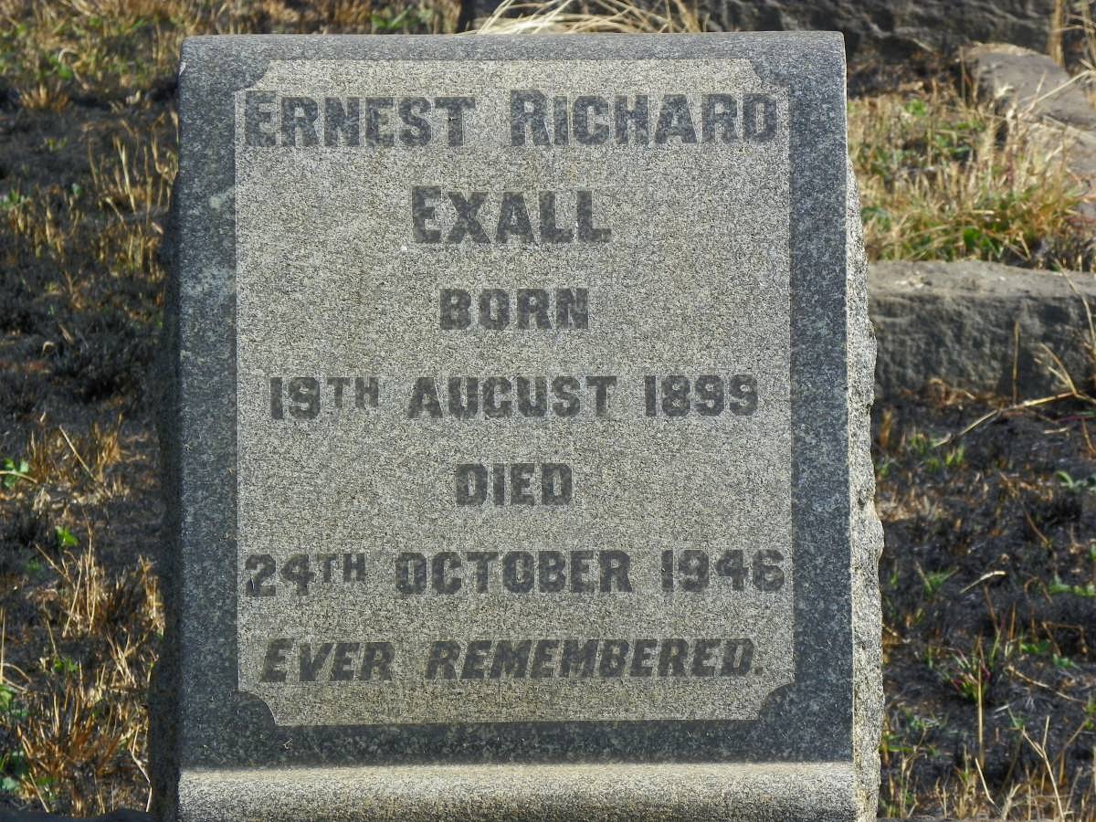 EXALL Ernest Richard 1899-1946