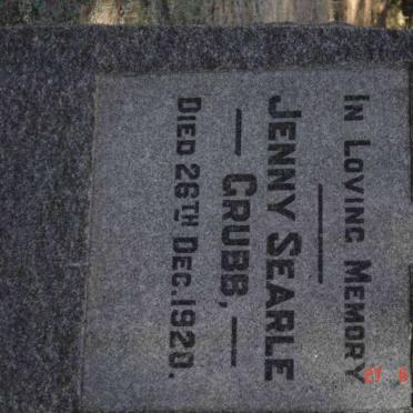 GRUBB Jenny Searle -1920