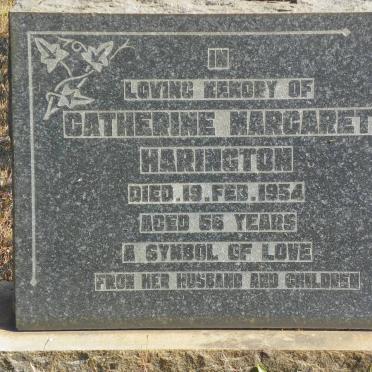 HARINGTON Catherine Margaret -1954