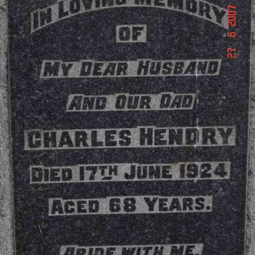HENDRY Charles -1924