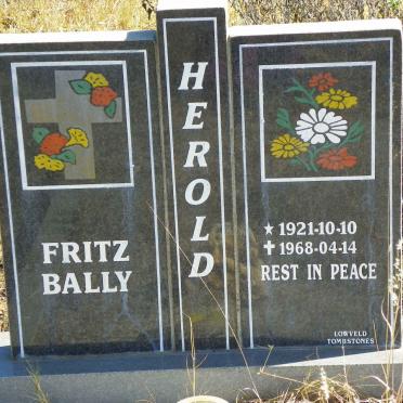 HEROLD Fritz Bally 1921-1968