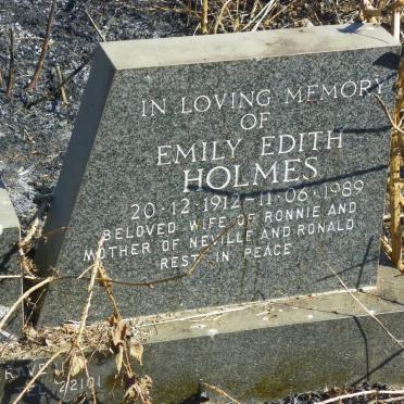 HOLMES Emily Edith 1912-1989