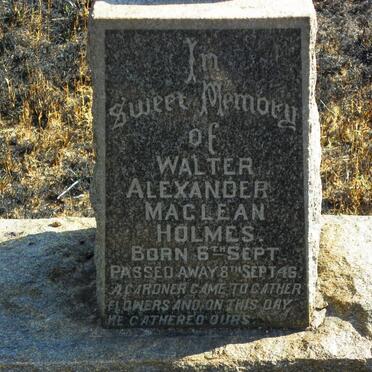 HOLMES Walter Alexander Maclean 1946-1946 _2