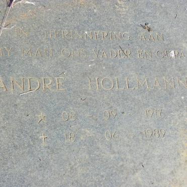HOLLMANN Andre 1917-1989